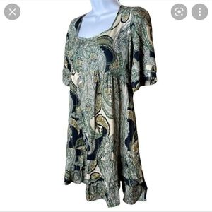 BOG Boho Floral Dress NWT